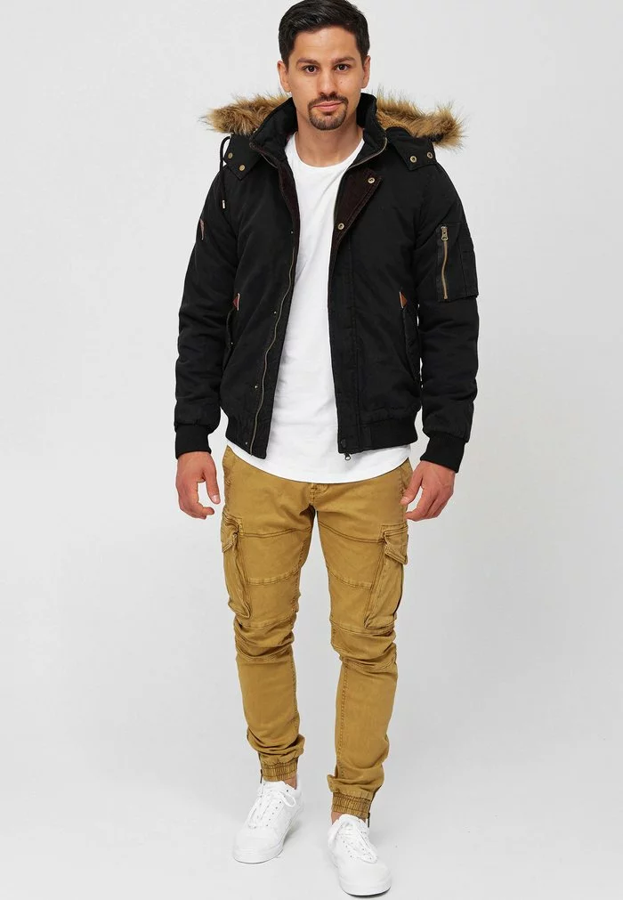 INDICODE JEANS Veste D'hiver - Black 2 INDICODE JEANS Veste D'hiver - Black – Image 2