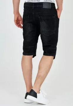 INDICODE JEANS LEON - Short En Jean - Black -INDICODE JEANS Boutique 883d24fc341b4e8bb056c73321a40764