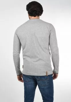 INDICODE JEANS IDGIFFORD - T-shirt à Manches Longues - Light Grey -INDICODE JEANS Boutique 88b3327ef21b4811b418e134e208985a
