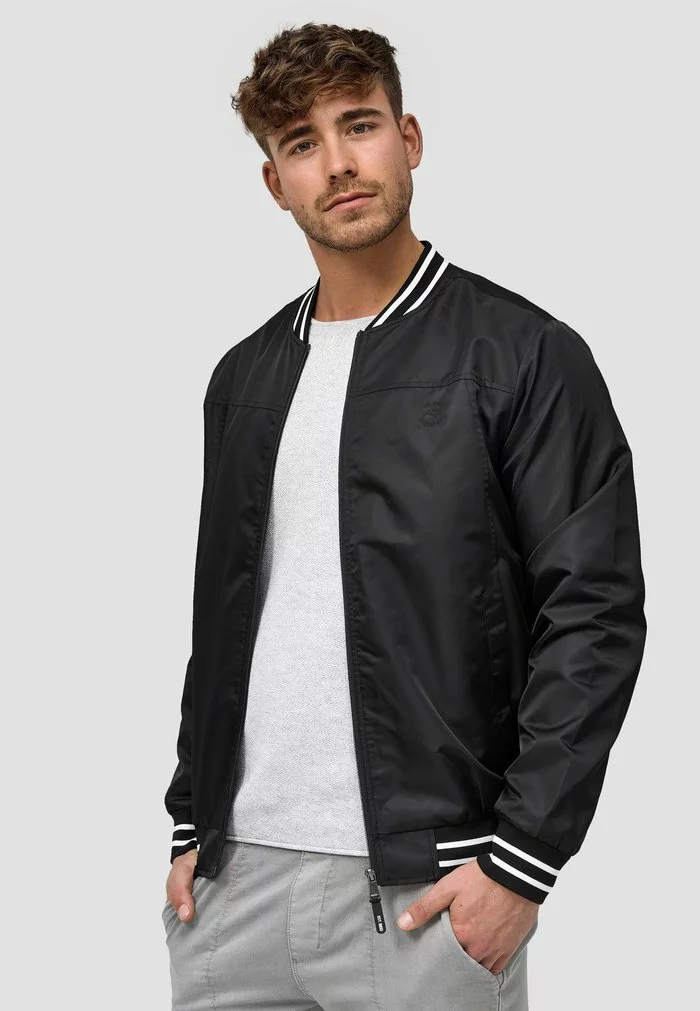 INDICODE JEANS MANOS - Blouson Bomber - Black 4 INDICODE JEANS MANOS - Blouson Bomber - Black – Image 4