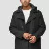 INDICODE JEANS Manteau Court - Anthracite