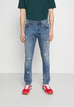 INDICODE JEANS EDWARDS - Jean Slim - Rub Bleach