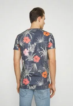 INDICODE JEANS CADIZ BRILIANT - T-shirt Imprimé - Navy -INDICODE JEANS Boutique 898d85bb0f7643cf9f5ea92d70bc09c9