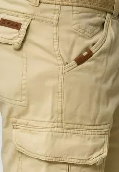 INDICODE JEANS MIT GÜRTEL NICOLAS - Short - Fog -INDICODE JEANS Boutique 8a19cbbc870545a6aea2b26f16208c64