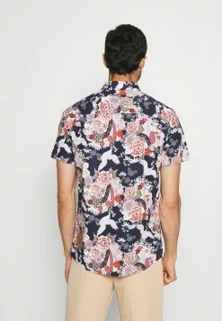 INDICODE JEANS BERG - Chemise - Navy -INDICODE JEANS Boutique 8b6c0789712d4b20bfcbc16b6b6b3840