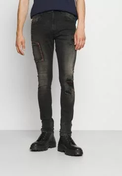 INDICODE JEANS SAVAGE - Jeans Skinny - Vintage Black