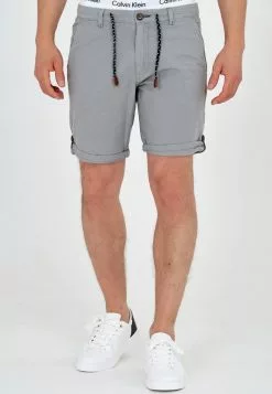INDICODE JEANS Short - Lt Grey