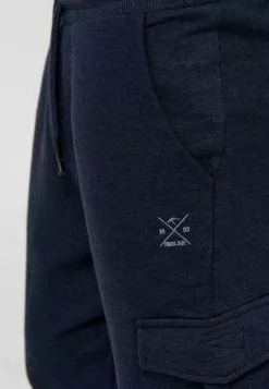 INDICODE JEANS BENDNER - Pantalon Cargo - Navy Mix -INDICODE JEANS Boutique 8cc625965672468783ca517e67427afc