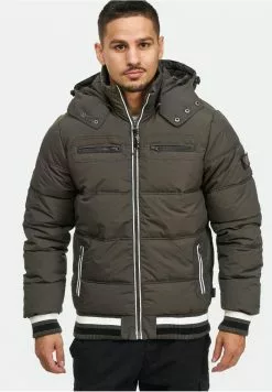 INDICODE JEANS MARLON - Veste D'hiver - Grey