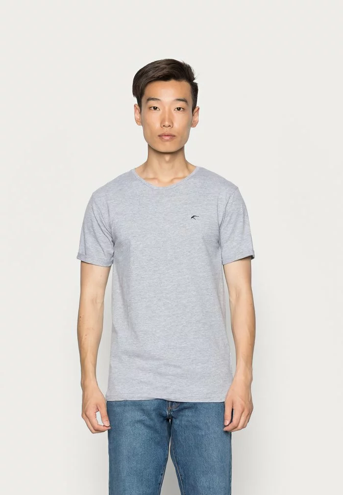 INDICODE JEANS SNYDER 3 PACK - T-shirt Basique - Navy/ White/ Grey 4 INDICODE JEANS SNYDER 3 PACK - T-shirt Basique - Navy/ White/ Grey – Image 4