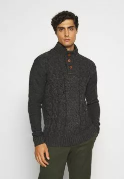 INDICODE JEANS RICH - Pullover - Charcoal Mix
