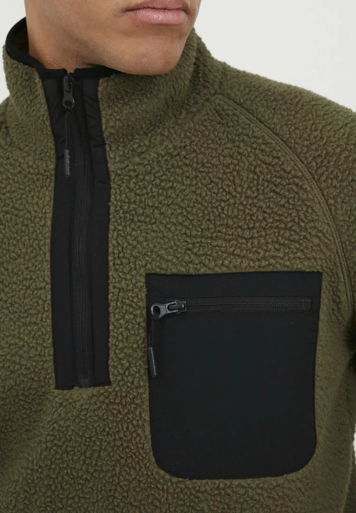 INDICODE JEANS IDTROUT - Veste Polaire - Army 4 INDICODE JEANS IDTROUT - Veste Polaire - Army – Image 4