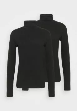 INDICODE JEANS ACOSTEEN ROLLI 2 PACK - T-shirt à Manches Longues - Black -INDICODE JEANS Boutique 8d7b9a9302674724ade8eedb364a6c68