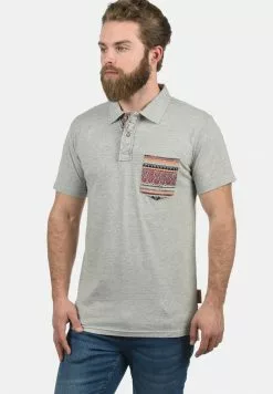 INDICODE JEANS IDALASTAIR - Polo - Light Grey