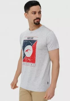 INDICODE JEANS T-shirt Imprimé - Lt Grey Mix -INDICODE JEANS Boutique 8df90997eca746e188ffd3a10adf3eef