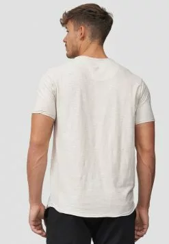 INDICODE JEANS WILBUR - T-shirt Imprimé - Mottled Beige -INDICODE JEANS Boutique 8ea8933707d14456bc0ce5707d11d6e5