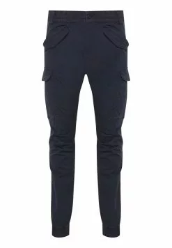 INDICODE JEANS IDNUVA - Pantalon Cargo - Navy -INDICODE JEANS Boutique 8ecada5b5f1c4c1994e73d51c39d159a