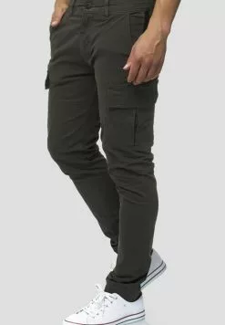 INDICODE JEANS Pantalon Cargo - Anthracite -INDICODE JEANS Boutique 8ef99895d45f40bcb0e87fb200f70ec2