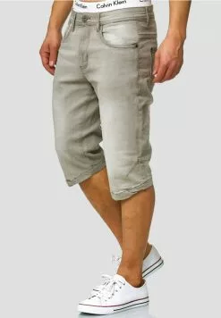 INDICODE JEANS Short En Jean - Light Grey