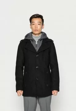 INDICODE JEANS ADAIR - Manteau Court - Black