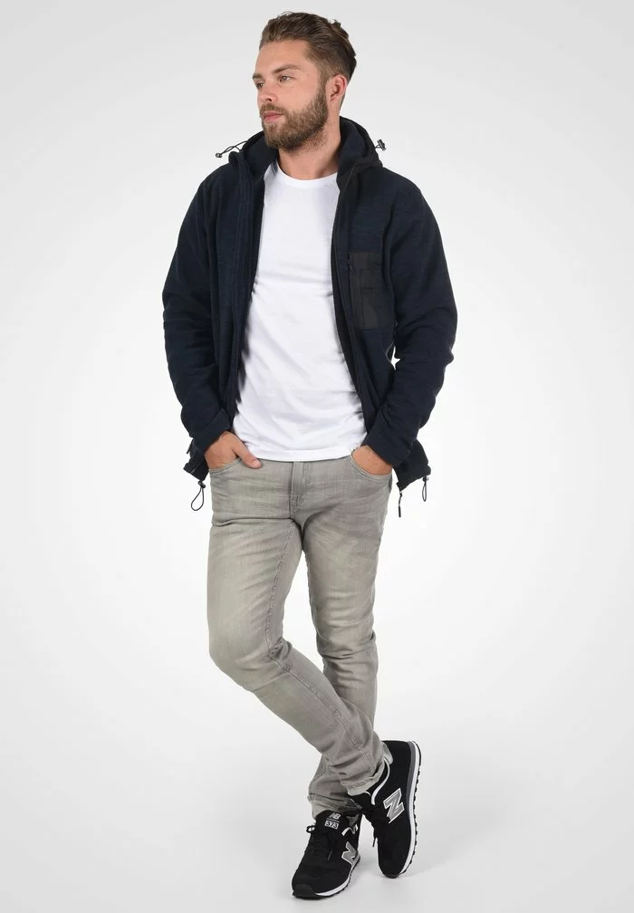 INDICODE JEANS IDWILMOT - Veste Polaire - Navy Mix 2 INDICODE JEANS IDWILMOT - Veste Polaire - Navy Mix – Image 2