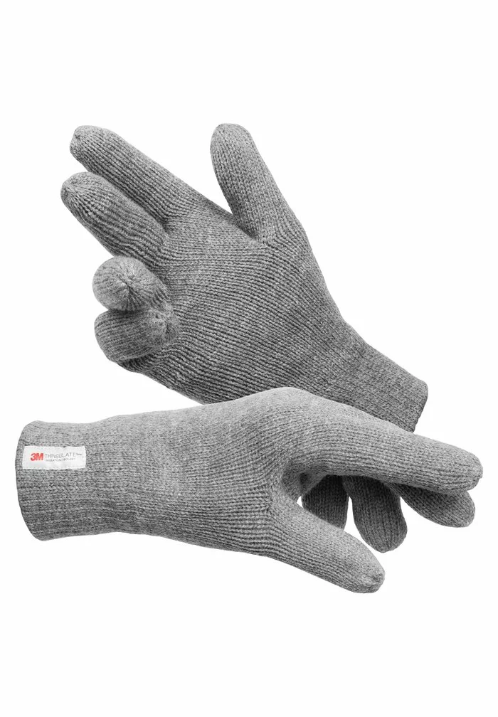 INDICODE JEANS JASON - Gants - Grey Mix 1 INDICODE JEANS JASON - Gants - Grey Mix