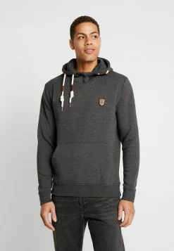 INDICODE JEANS NEVILLY - Sweat à Capuche - Charcoal Mix