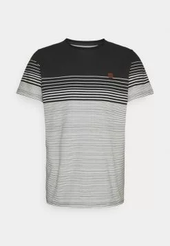 INDICODE JEANS MANNING - T-shirt Imprimé - Black -INDICODE JEANS Boutique 9032553033e04fdf9a963d3305305fcd