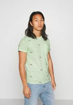 INDICODE JEANS ECKLEY - T-shirt Imprimé - Pastel Green