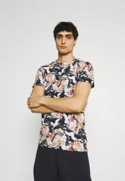 INDICODE JEANS KRANICH JAPAN - T-shirt Imprimé - Navy