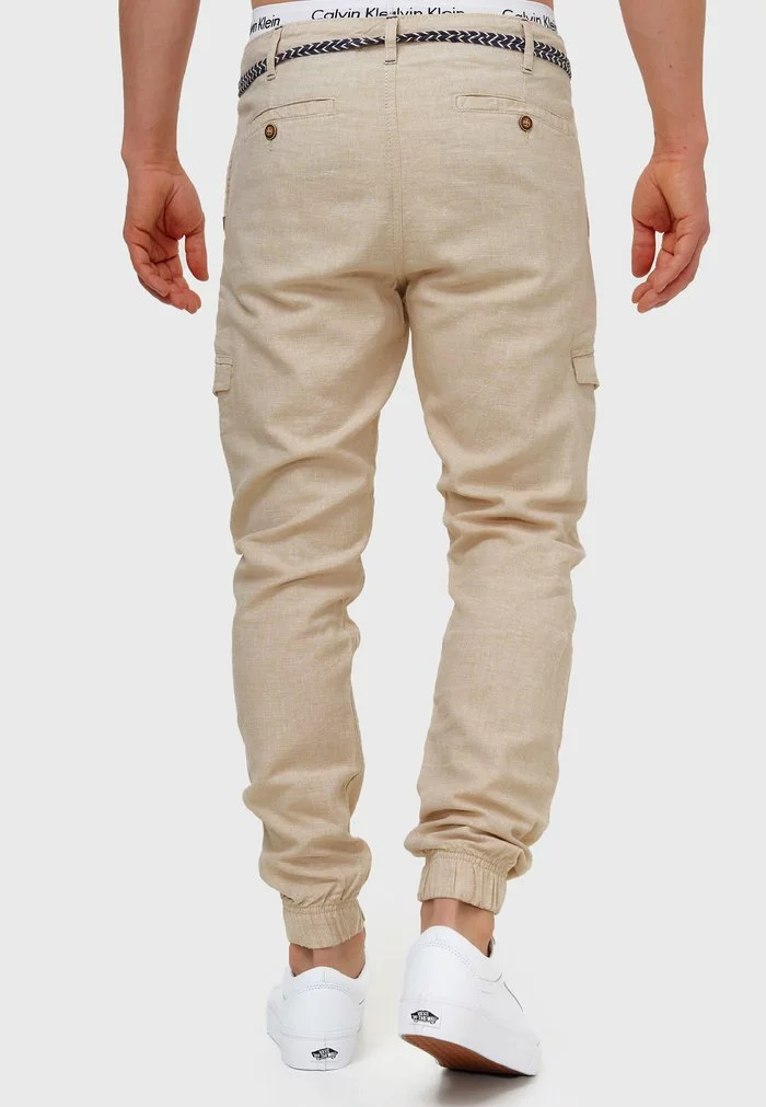 INDICODE JEANS BOOTH - Pantalon Cargo - Fog 3 INDICODE JEANS BOOTH - Pantalon Cargo - Fog – Image 3