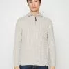 INDICODE JEANS RUFUS - Pullover - White Asparagus