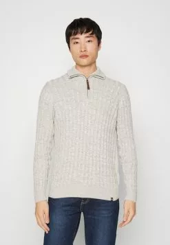 INDICODE JEANS RUFUS - Pullover - White Asparagus