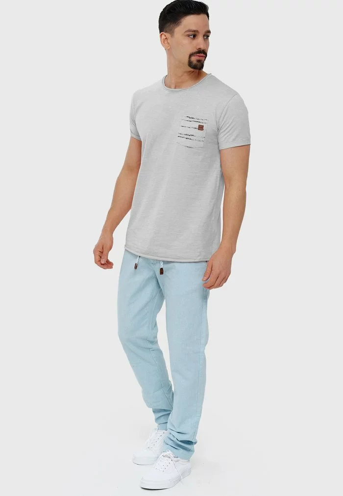INDICODE JEANS Chino - Blue Wave 2 INDICODE JEANS Chino - Blue Wave – Image 2