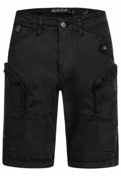 INDICODE JEANS BOSA - Short - Black -INDICODE JEANS Boutique 91ee6f823b1942daac201e0af5b0ffd2