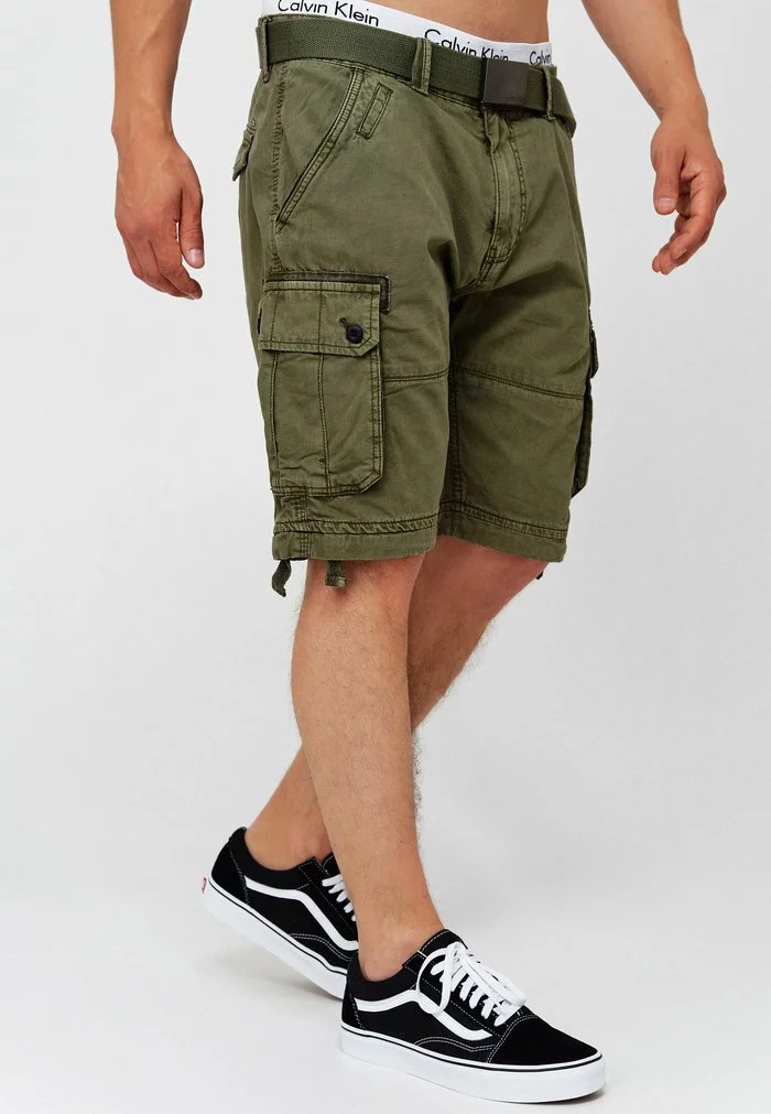 INDICODE JEANS CARGO ABNER - Short - Army 6 INDICODE JEANS CARGO ABNER - Short - Army – Image 6