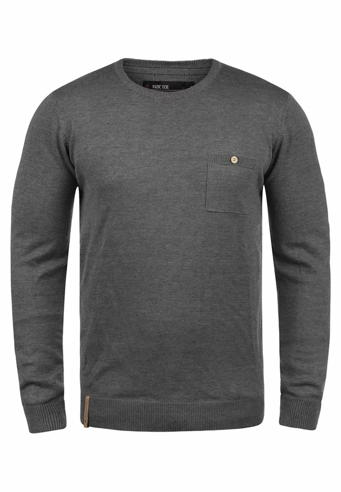 INDICODE JEANS IDDEMARCUS - Pullover - Grey Mix 4 INDICODE JEANS IDDEMARCUS - Pullover - Grey Mix – Image 4