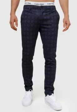 INDICODE JEANS Chino - Navy Check 12 INDICODE JEANS Chino - Navy Check -INDICODE JEANS Boutique 930b500e218d44b5b42045c84087bf38
