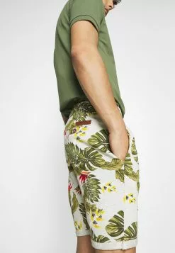 INDICODE JEANS FLOWERS - Short - Fog -INDICODE JEANS Boutique 931e98f0c877424eb6d847fa10d902a0