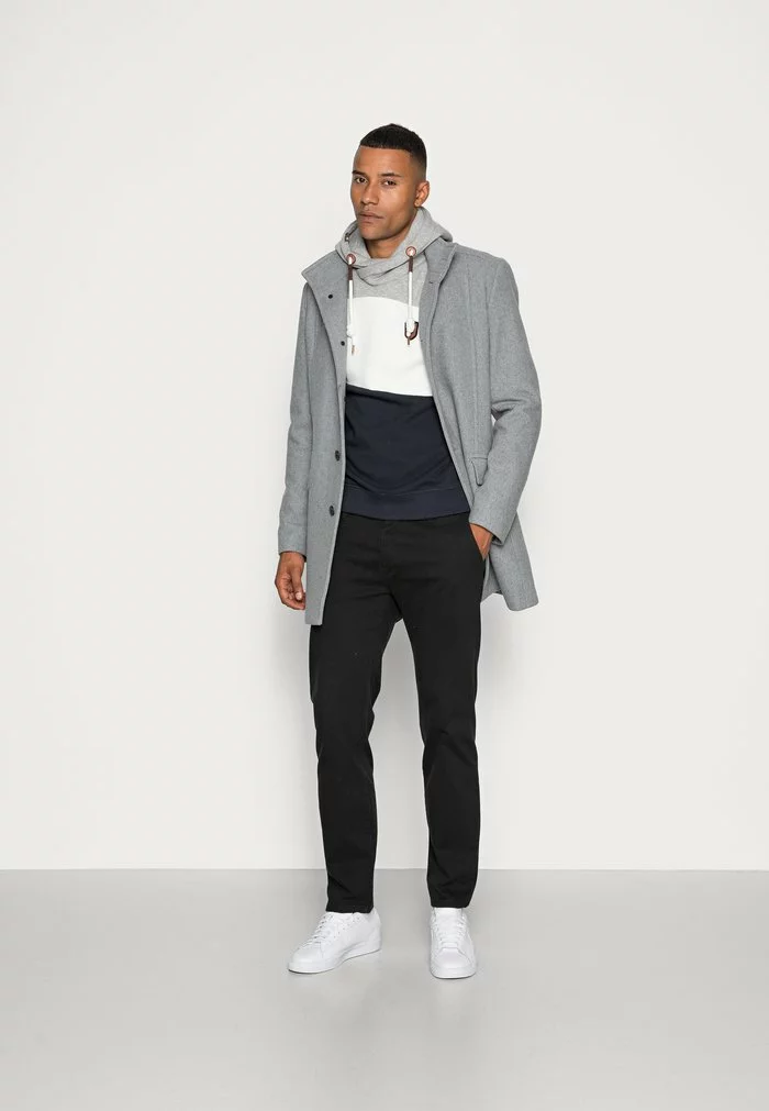 INDICODE JEANS PESSAC - Sweat à Capuche - Ecru Mix 2 INDICODE JEANS PESSAC - Sweat à Capuche - Ecru Mix – Image 2