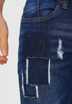 INDICODE JEANS ROBERTS - Short En Jean - Blue -INDICODE JEANS Boutique 9419e634681c4bac9c2c1ed480f02202