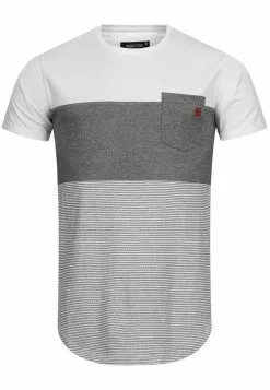 INDICODE JEANS PORTER - T-shirt Imprimé - Offwhite -INDICODE JEANS Boutique 947b1fcb4ce04cdcb43db1ffd9e4fdae