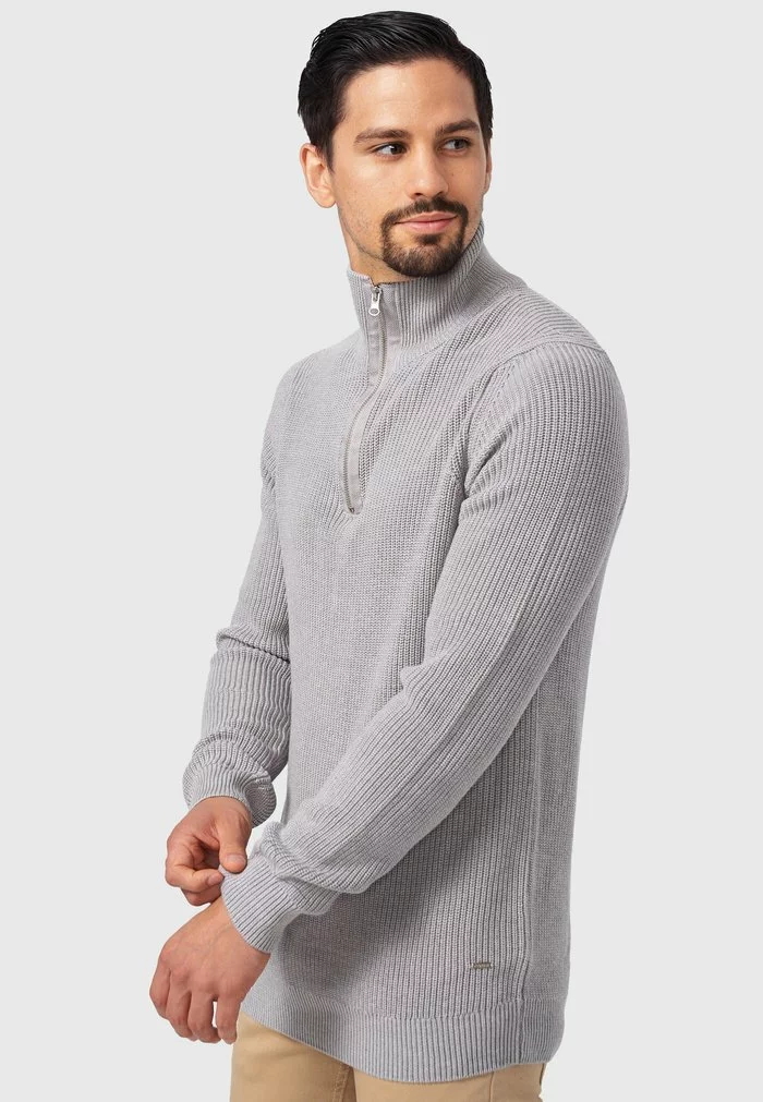INDICODE JEANS MAYER - Pullover - Lt Grey Mix 5 INDICODE JEANS MAYER - Pullover - Lt Grey Mix – Image 5