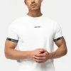 INDICODE JEANS LUTZY - T-shirt Imprimé - Offwhite