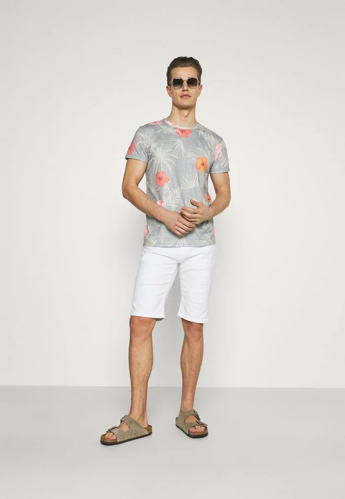 INDICODE JEANS CADIZ BRILIANT - T-shirt Imprimé - Light Grey 2 INDICODE JEANS CADIZ BRILIANT - T-shirt Imprimé - Light Grey – Image 2