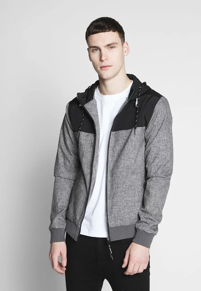 INDICODE JEANS BRUSHWOOD - Veste Légère - Black 1 INDICODE JEANS BRUSHWOOD - Veste Légère - Black