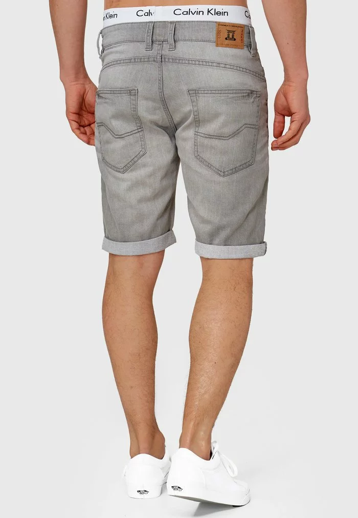 INDICODE JEANS ROBERTS - Short En Jean - Lt Grey 2 INDICODE JEANS ROBERTS - Short En Jean - Lt Grey – Image 2