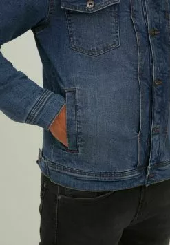 INDICODE JEANS IDBETLIC - Veste En Jean - Mid Indigo -INDICODE JEANS Boutique 97e5011a6cfb4cd89b407ef31f65803d