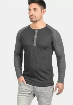 INDICODE JEANS IDWINSTON - T-shirt à Manches Longues - Charcoal