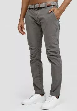 INDICODE JEANS Chino - Grey -INDICODE JEANS Boutique 9887b70efdad45b389903dfced5c8057